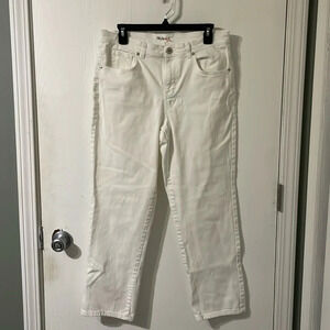 Style & Co white cropped jeans NWOT size 8